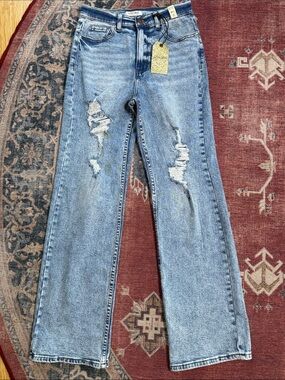 VIBRANT M.i.U. Acid Wash High Waist Jeans NWT Size 7*